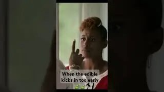 Kelly high on an edible before Coachella🌿🌿#insecurehbo #issarae
