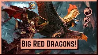 Моно Красный Дракон, средний уровень! | Стандарты фундамента! | MTG Arena