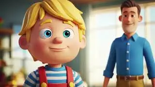 🍭 Джонни Джонни Да, папа | 3D Семейная песенка | Лучшие детские песенки для малышей