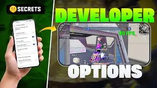 🤫 5 Secret Developer Option Settings to Boost BGMI FPS Immediately! |