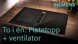 Siemens InductionAir Plus: Induksjonstopp Med Integrert Ventilator | Siemens Home Norge