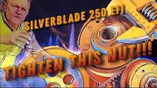 Silverblade 250 EFI. Blocked rear will. Blocked of clutch.