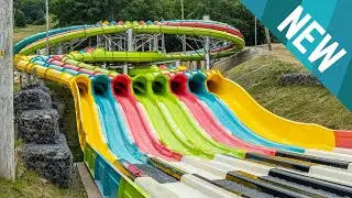 NOW OPEN: Camelbeach - Rival Racer Water Slide POV 2023