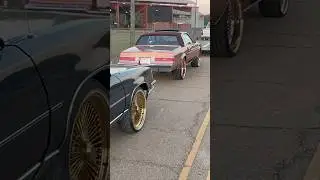 Ragal & Cutlass Both Sittin On 24&rdquo; Wire Wheels
