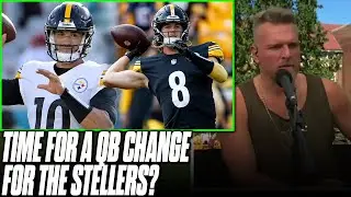 Is It Time For The Steelers To Play Kenny Pickett? | Pat McAfee Reacts