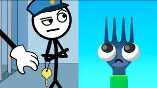 Fork N Sausage vs Thief Puzzle: to pass a level - Satisfying ASMR Gameplay All Levels