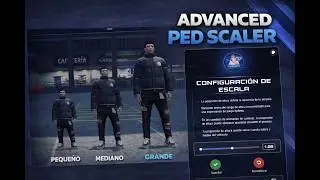 Ped scale menu | ST SHOP  | Fivem Height Script