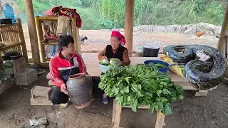 A giant python crawled into the chicken coop, while Thanh and the old woman pickled cabbage indoors.