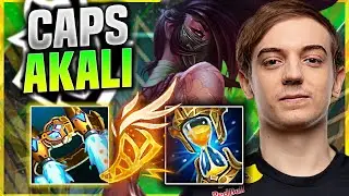 CAPS TRAINING SOME AKALI HEXTECH! - G2 Caps Plays Akali MID vs Veigar! | Season 11