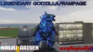 legendary godzilla/rampage in kaiju arisen
