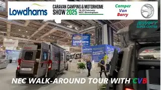 Caravan & Motorhome Show at the NEC 2025 - walk round the camper vans