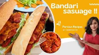 A most popular Iranian street food, called Sosis Bandari