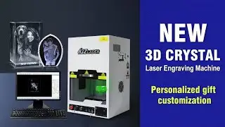 3D crystal laser engraving machine#3dcrystalengraving #3dcrystal #customized