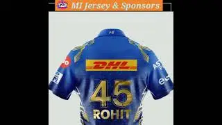 MI Jersey & Sponsors || #BCCI #IPL #MI