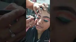 26 January special tiranga eyes makeup #viralshorts #sorts #eyemakeup