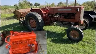 Замена двигателя на мой дизель Allis Chalmers D17