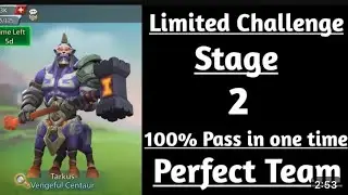 Tarkus vengeful centaur stage 2 fully auto Limited Challenge tarkus |Tarkus past | lord’s mobile