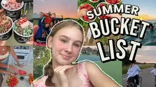 CREATE A SUMMER BUCKET LIST WITH ME *30 ideas for a pinterest girl summer*