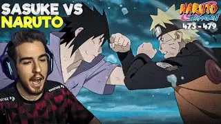 ¡ SASUKE UCHIHA VS NARUTO ! 😨💀  | REACCION A NARUTO SHIPPUDEN POR PRIMERA VEZ | 473 - 479