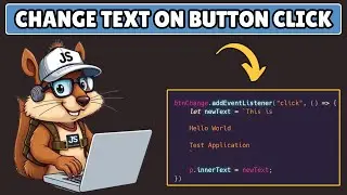 How to Change Text on Button Click in Javascript