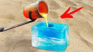 Ice VS Fire Experiment | Fire MEETS Ice In EPIC Experiment? बर्फ में आग लगा दी