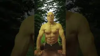 Muscle art/ outdoor day