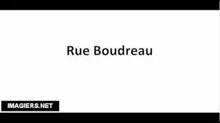 How to pronounce Rue Boudreau