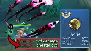 NEW CYCLOPS MACHINE GUN BUILD IN RISING LEAGUE FINALS!💀 - Mobile Legends