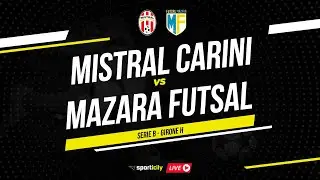 Mistral Carini - Mazara LIVE | Serie B | Diretta Futsal