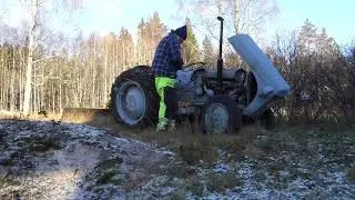Grållen ska igång i kylan. Tankar och funderingar.