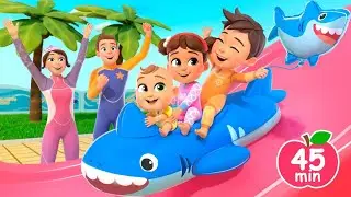 Baby Shark Aquapark Adventure + MORE Happy tots  Nursery Rhymes & Kids Songs
