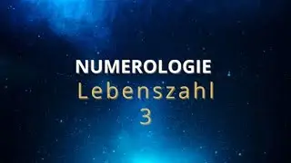 Lebenszahl 3 - Kreativit&auml;t & Vielseitigkeit #Numerologie #seelenplan