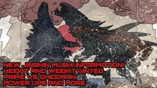 NEW MUTO PRIME INFO FROM ARTIST! - HEIGHT AND WEIGHT - POWER UPS AND STRATEGIES - GHIDORAH VS PRIME