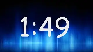 1:49 Minutes Timer / Countdown from 1min 49sec