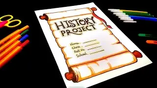 История проекта Дизайн обложки | Декоративный дизайн История проекта | Идея История проекта