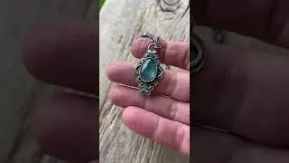 Parabia Teal Kyanite Necklace | Handmade Sterling Silver Artisan Jewelry