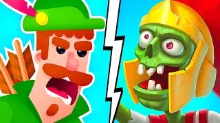 Bowmasters Vs Zombies Archery Bowmasters Fun Best Moments Gameplay Compilation