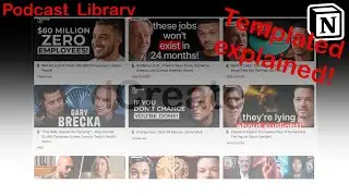 Notion Template - Podcast Library Explained - iCreate
