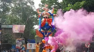 Ganesh Murti Nagar cha Samrat | 28 ft Unique Idol | Mumbai Ganpati 2022 | Cinematic Experience