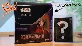 Another Showcase!!  - Star Wars Unlimited Secrets Of Power Carbonite Booster Box Opening/ Unboxing