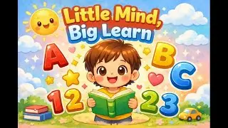 Little Mind, Big Learn | Soft Kids Learning Poem 🌈📚
