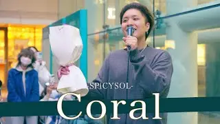 【歌詞付】花束のかわりにメロディーを添える生粋の歌うたいシンガー Coral / SPiCYSOL【川崎路上ライブ-24.11.10】by 髙橋一輝