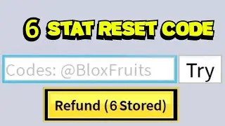 6 STAT RESET CODES IN 1 MINUTE (BLOXFRUITS JUNE 2024)