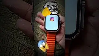 Instagram in smartwatch #shortsfeed #t800ultra #youtubeshorts #phonk  #@UV_unboxer