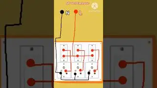 board wiring kaise Kare || 3 switch 3 socket connection #circuitdiagram #shortviralvideo#electrical