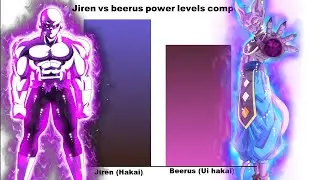 Jiren (Hakai) vs beerus (Ui hakai) power levels🔥🍿
