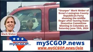 mySCGOP.news - Chair of Drew's #LexingtonGOP Shows Middle Finger Leaving Executive Committee Meeting