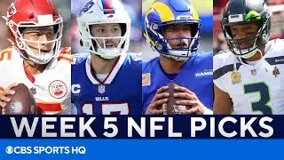 Picks for EVERY Week 5 NFL Game | Picks to Win, Best Bets, & MORE | CBS Sports HQ