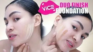 Vice Cosmetics Duo Finish Foundation First Impressions and Review