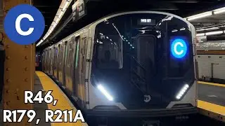 IND Central Park West: R46, R179 & R211A (C) trains ending @ 145th Street
